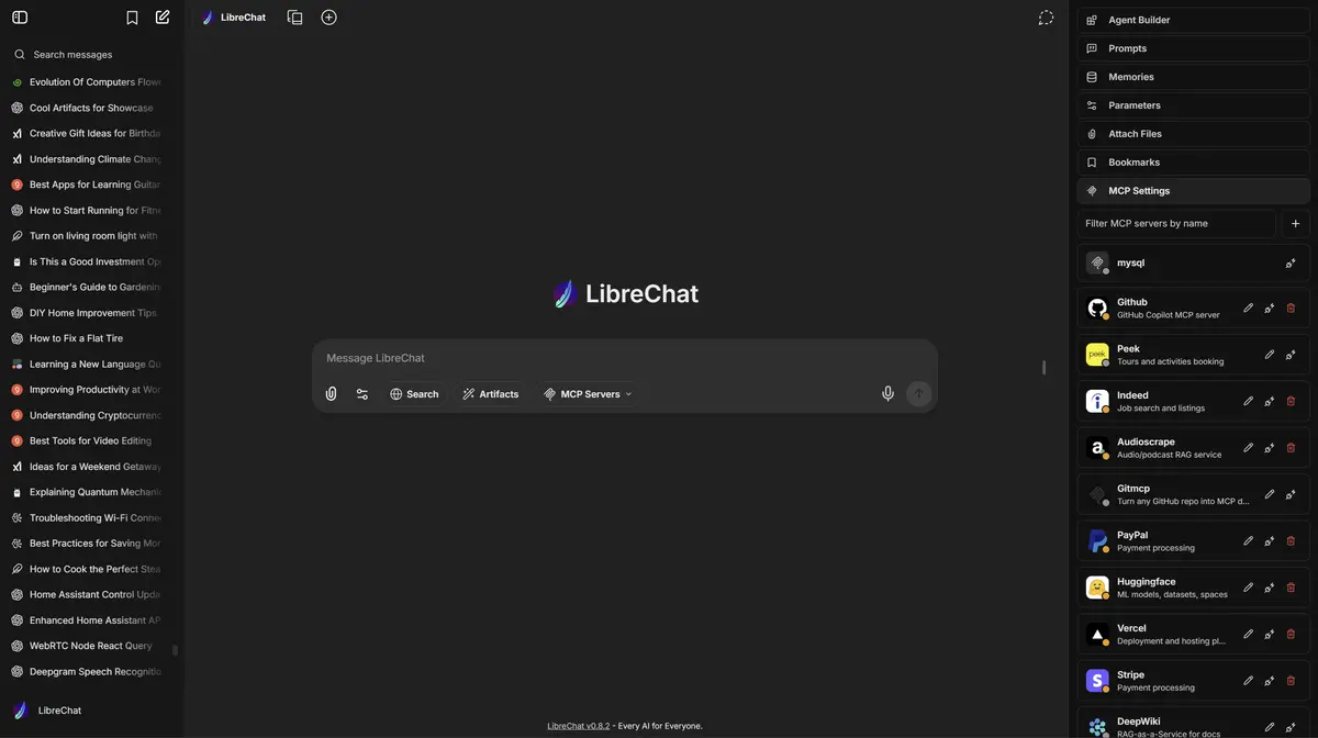 Multi-model desktop chat with MCP servers in the side panel